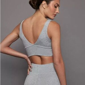 CARBON38 SET 2 ITEMS Wrap Bra in Heather Melt size M &Wrap Legging size S NEW